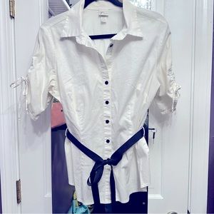 Venezia women’s button up shirt from Lane Bryant.